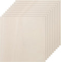 DMiotech 25 Pack 4 x 4 x 1/13 Inches 2mm Thick Wood Sheets Basswood Sheets by DMiotech