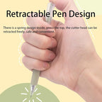 Craft Exact Knife Craft Cutting Tool Paper Cutter Knife Pen Retractable Hobby - Image 7
