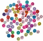 100pcs Mixed Polymer Clay Spacer Beads - Image 5