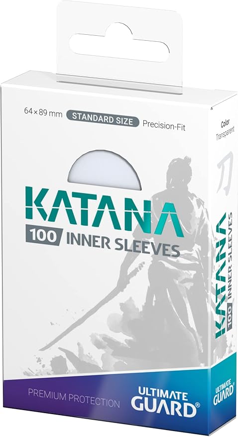 Ultimate Guard Katana Inner Card Sleeves, 100 Standard Size TCG Sleeves - Image 2