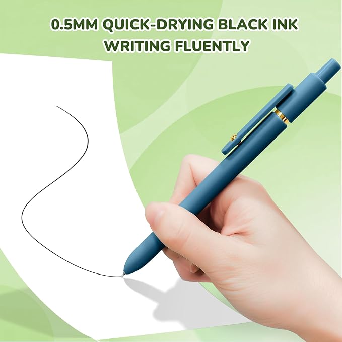 UIXJODO Gel Pens, 0.5mm Fine Point Smooth Writing Pens, High-End Series - Image 3