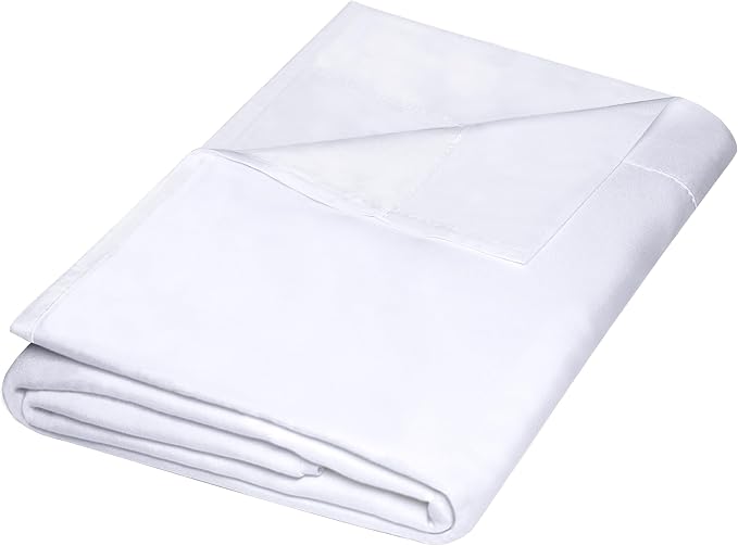 ZPECC Twin Flat Sheet Only 1 Pack, Durable White Top Bed Sheets Hypoallergenic by ZPECC-ABrandThatHasBeenFocusedOnBabyProductsFor18Years