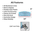 T-Shirt Ruler Guide, Neckline Heat Press Alignment Tool - Image 6
