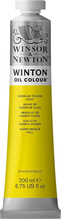 Winsor & Newton Winton Oil Color, 200ml Tube, Cadmium Yellow Light - Image 12