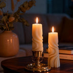 2 Packs Spiral Wave Silicone Candle Molds - Image 5