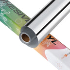 HTVRONT Silver Permanent Vinyl, Chrom Metallic Vinyl Roll | Mirror Silver by HTVRONT