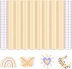 Tintnut Boho Permanent Vinyl 8 Sheets 12''x10'' Light Orange Adhesive Vinyl | by Tintnut