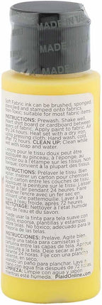 Fabric Creations Fabric Ink in Assorted Colors, Real Yellow - Image 3