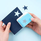 3D Star 1.4x1.4inch Embossing Punch; Punches Score Tools - Image 2