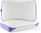 HOMELAB Adjustable Shredded Memory Foam Pillows King Size, Cooling Bed Pillows by HOMELAB