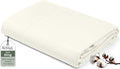Royale Linens 100% Organic Cotton King Flat Sheet Only by ROYALELINENS