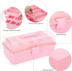 BTSKY 3-Layer Plastic Dividing Storage Box Craft Organizer and Storage - Image 5