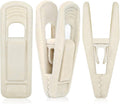 Velvet Hanger Clips - 40 PCS Beige Non-Slip Velvet Clips for Pants, Suits & Skirts