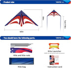 Delta Kite Set for Kids and Adults, Extremely Easy to Launch for Beginners - Image 5