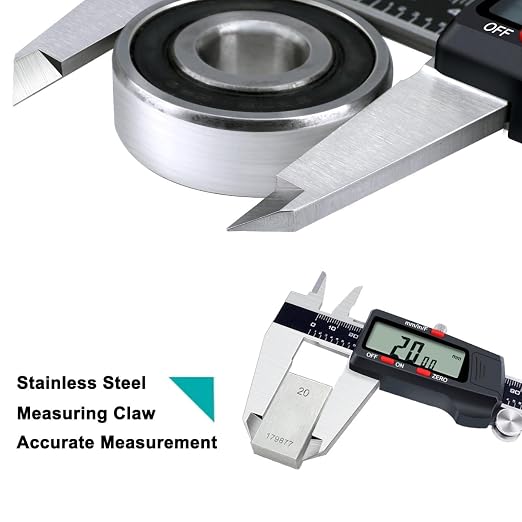 Kynup Digital Caliper, 8 Inch Micrometer Caliper Tool, Vernier Caliper Gages - Image 2