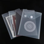 24 Pack Large Clear Die & Stamp Storage Bag Transparent Plastic Folders - Image 7