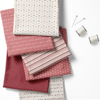 Valentine Patchwork Fabric Panel 100x155 cm – 100% Cotton Satin, 6 Coordinated - Image 2