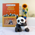 3D Panda Fanfan Origami Paper Craft Kit, Fun DIY Pre-Cut 3D Paper Art Model - Image 7