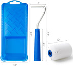 Mister Rui Foam Paint Roller, 2 Inch Mini Paint Roller Kit 10 Pack, Touch Up - Image 5