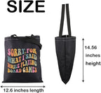 JXGZSO Board Games Tote Bag Board Game Gift Game Night Shoulder Bag Board Games - Image 3