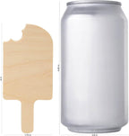 Chunky Popsicle Cutout 4-inch, 1/2 inch Thick, Unfinished Wood Crafts - Image 2