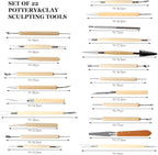 Clay Tools 52PCS Pottery Tools Clay Sculpting Tools Polymer Clay Tools Kit - Image 3