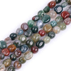 HAAMIIQII Natural Indian Agate Pebble Stone 5-8mm Small Irregular Freeform - Image 2