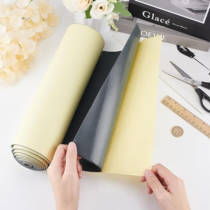 BENECREAT 78.7x11.8 2mm Thick Self-Adhesive EVA Foam Roll - Image 3