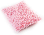 1000 Pcs Acrylic Pink DIY Pony Beads 6x9mm Bulk - Image 6