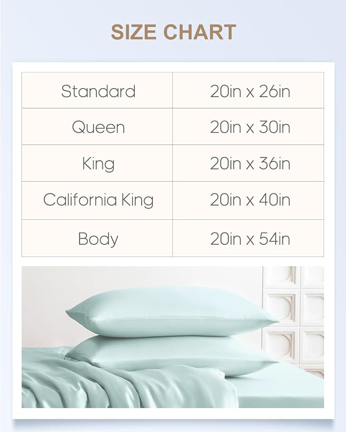 THXSILK Set of 2 100% Mulberry Silk Pillowcase - Image 9