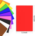 Do²ping Foam Sheets Crafts, 8.5x5.5 Inch 10 Colors Craft Foam Paper - Image 2