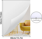 Acrylic Mirror Sheet for Wall, 15.7" x 19.6" x 1Pcs | Large Rectangular Mirror - Image 2