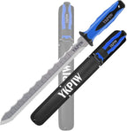 Insulation Knife with Measuring Scale, Stainless Steel Double-Sided Serrated by Unknown