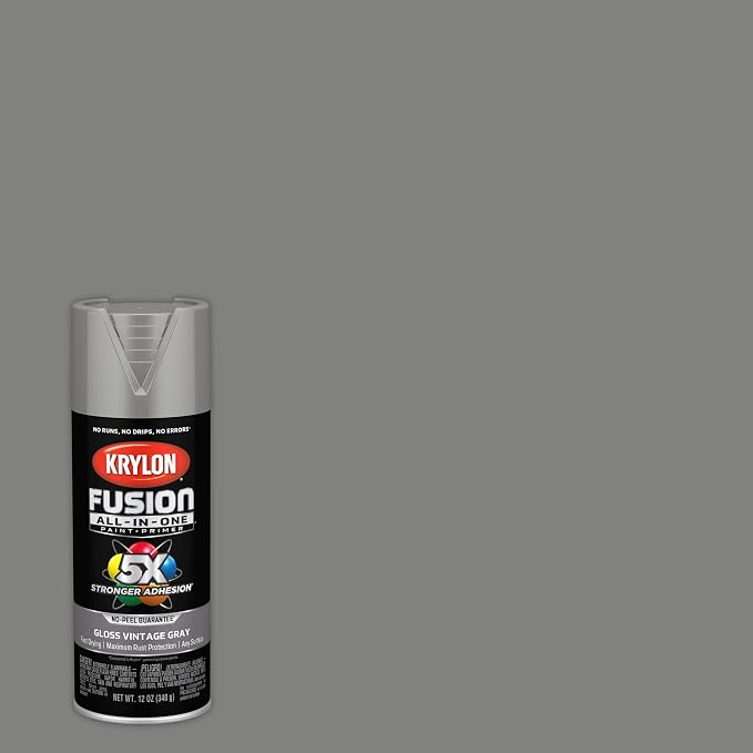 Krylon Rust Preventative Spray Paint, Vintage Gray, 12 oz K02726007-1 Each - Image 2