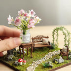 1Pc Miniature Flowers in Vase Set - Image 4