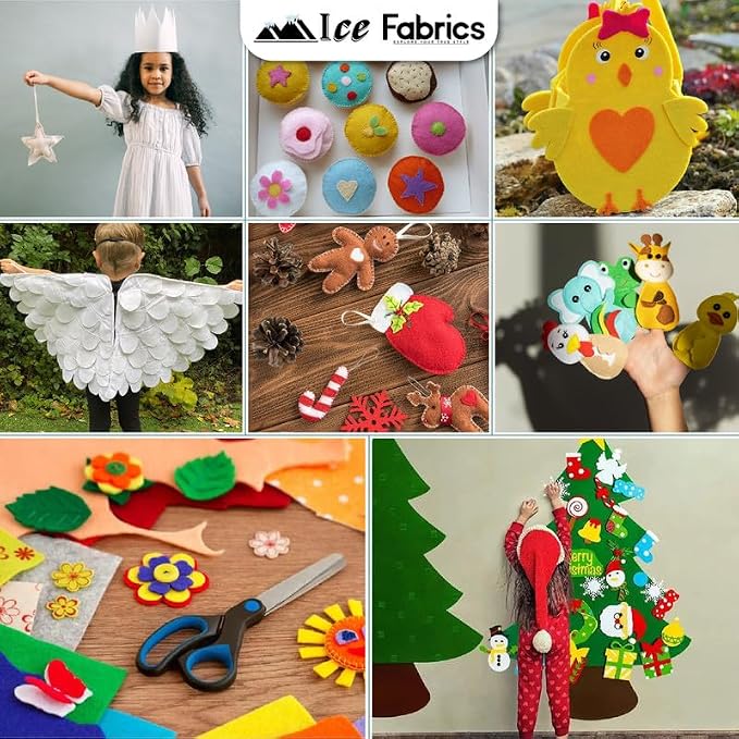 Ice Fabrics Craft Felt Fabric by The Yard - Image 5
