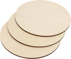 SHEUTSAN 8 PCS 10 Inch Round Basswood Circles, 1/4 Inch Thick Unfinished Wood - Image 4