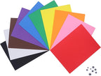 OISAKLD 10 Pack Adhesive EVA Color Foam 9x12 inch Adhesive EVA Craft Foam 2mm by OISAKLD