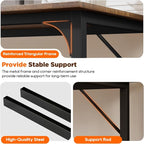 PayLessHere | 63 Inch Computer Desk | Vintage | Office Desk - Image 5