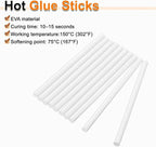 HARFINGTON 10pcs Hot Glue Sticks 0.43" Dia x 5.91" Long EVA Mini Hot Melt - Image 4