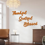 3 Pcs Unfinished Wood Thanksgiving Cutout Thankful Grateful Blessed Word - Image 6