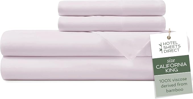 Hotel Sheets Direct 100% Viscose Derived from Bamboo Sheets California King by HOTELSHEETSDIRECT