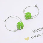 Tupalizy 10mm Acrylic Dice Beads Small 6 Sided Dice Charms - Image 6