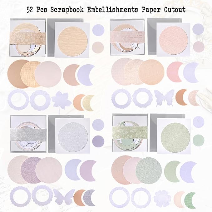 Scrapbook Embellishments Paper Cutout, DIY Craft Decorative Paper - Image 2