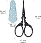 Small 3.6inch Scissors Embroidery Sewing Crochet Cross Stitch Knitting Scissors - Image 2