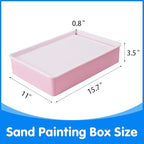 Odoorgames Sand Painting Light Box, Sensory Light Table - Image 4