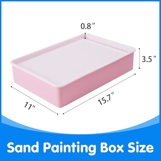 Odoorgames Sand Painting Light Box, Sensory Light Table - Image 4