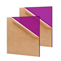 2 Pack 12'' x 12'' Translucent Purple Acrylic Sheet, 3mm Thick Acrylic Plastic by Unknown