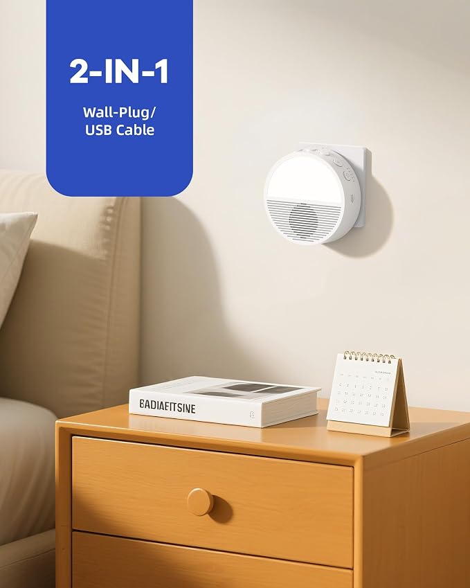 Wall Plug in White Noise Sound Machine - Image 2
