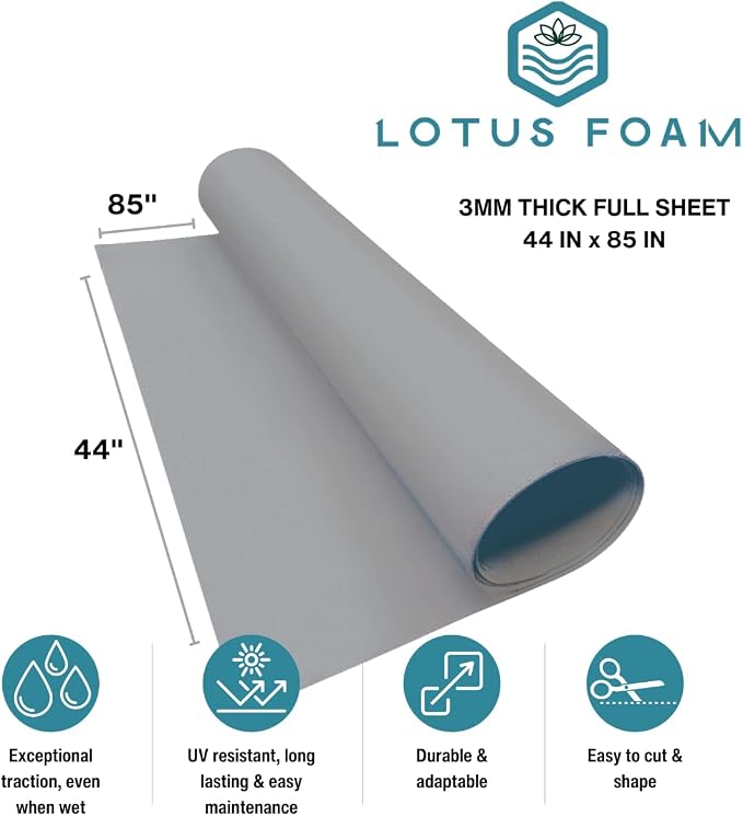 LotusFoam EVA Foam Sheet 3mm – 44"x 85" Craft Foam - Image 2
